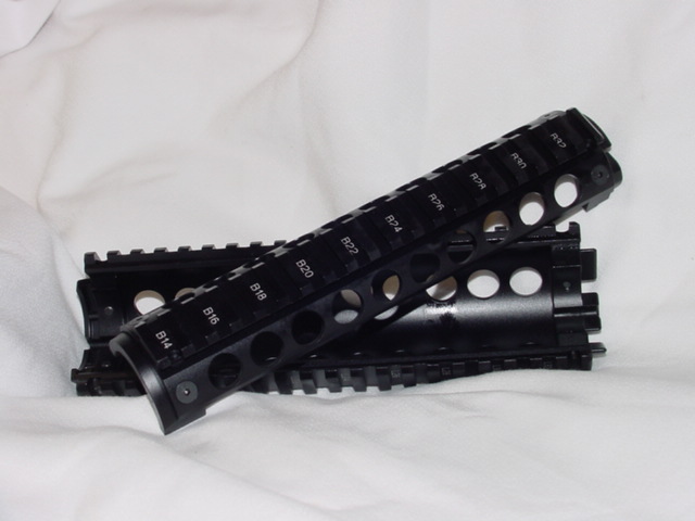 MCTAR-18 Two-Piece Mid-Length Handguard Rails 4 Picatinny Rail, 2 piece handguard Midwest Industries